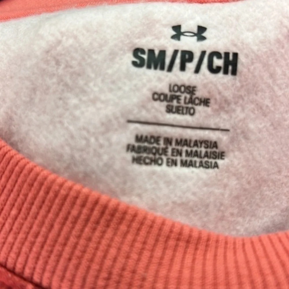 Under Armour UA Women's Rival Fleece Camo Crew - CALYPSO - VARIOUS SIZES - Picture 4 of 12